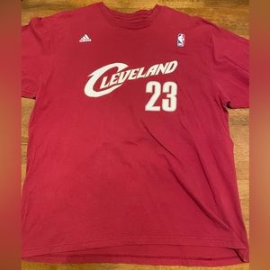 Lebron James Adidas Cleveland Cavaliers Vintage Jersey T-Shirt XXL